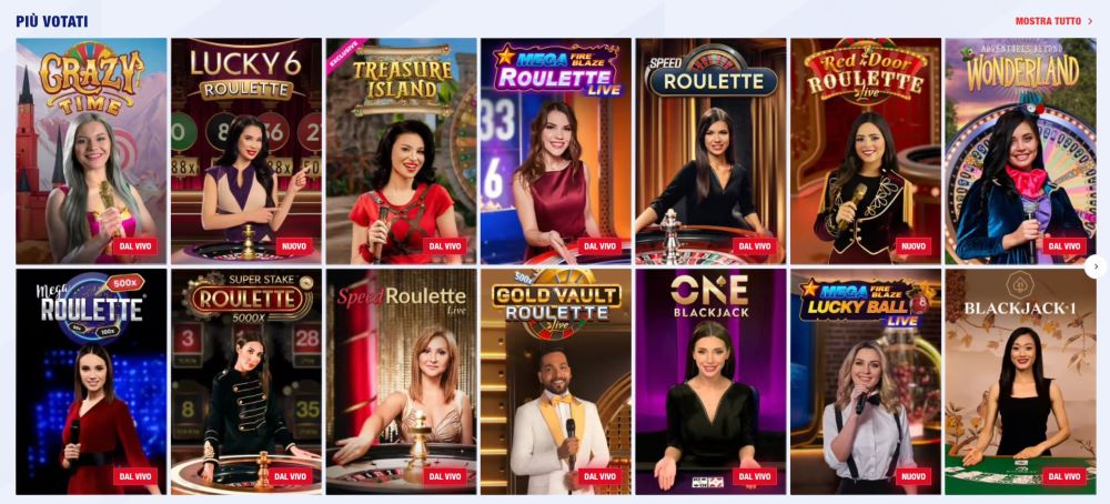 Bankonbet Casino Live