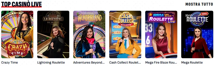 Bankonbet Live Casino